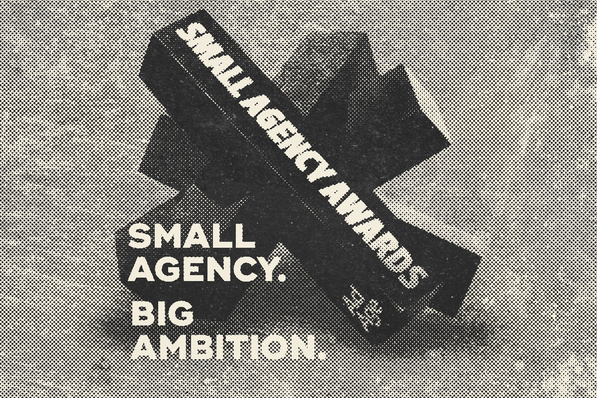 Small Agency. Big Ambition. AdAge Small Agency Awards trophy